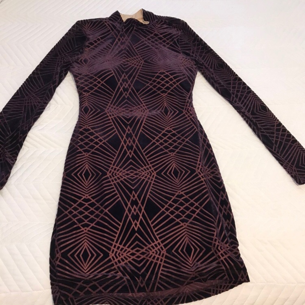 Backless Plum dress